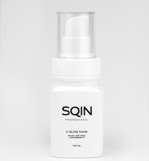 SQIN C-GLOW MASK PRO  Маска для лица с витамином С, пробиотиками и экстрактом куркумы - ФЛАМЕЛЬ