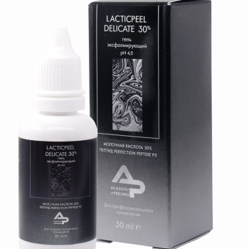  LACTICPEEL DELICATE 30%, pH 4.0 "Молочный пилинг с пептидом усиливающим эксфолиацию" - ФЛАМЕЛЬ