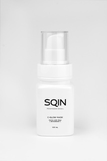 SQIN C-GLOW MASK PRO  Маска для лица с витамином С, пробиотиками и экстрактом куркумы - ФЛАМЕЛЬ